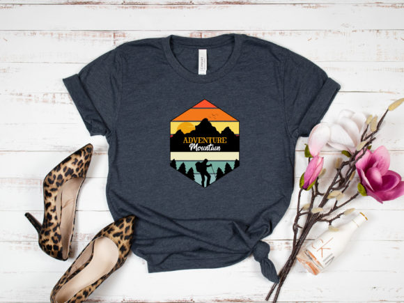 Adventure Mountain Vintage Retro