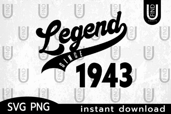 Vintage 1943, Legend Since 1943PNG.svg