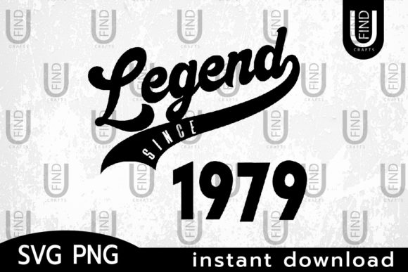 Vintage 1979, Legend Since 1979PNG.svg